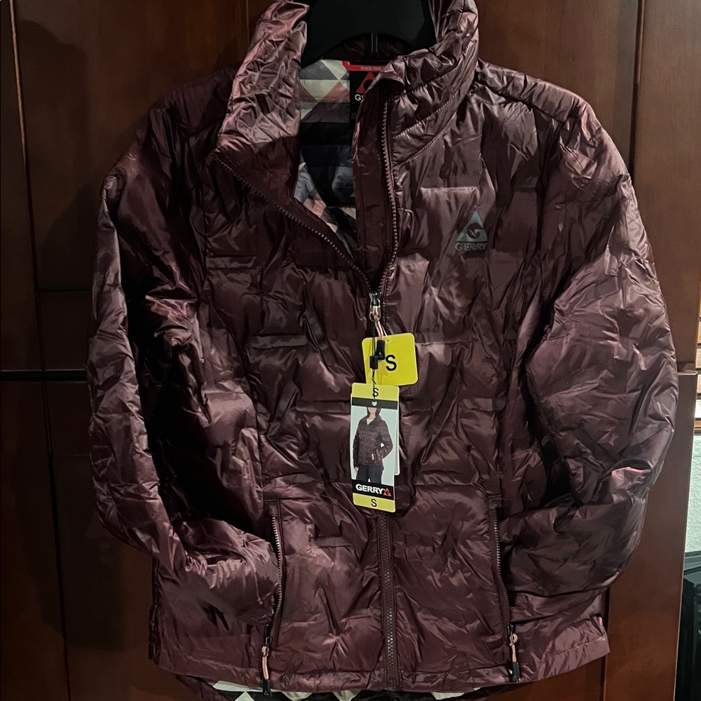 Gerry Weber Maroon Quilted Jacket